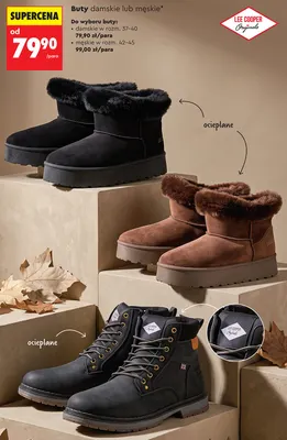 Buty męskie w rozm. 42-45 Lee Cooper Originals promocja w Biedronka