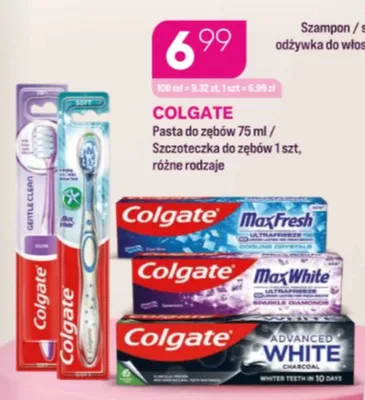Szczoteczka do zębów Colgate Gentle Clean promocja w Drogerie Koliber