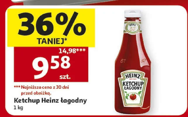 Ketchup łagodny promocja w Auchan