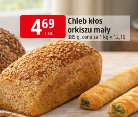 Chleb kłos orkiszu mały Leclerc promocja w Leclerc