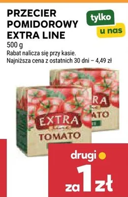 Przecier pomidorowy Extra Line promocja w Stokrotka