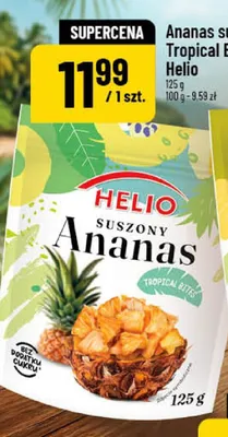 Ananas suszony Helio Tropical Bites promocja w POLOmarket