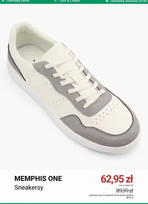Sneakersy Memphis One promocja w Deichmann