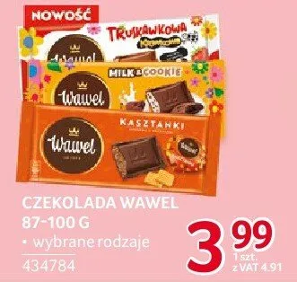 Czekolada Wawel 87-100 g wybrane rodzaje promocja w Selgros