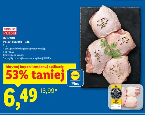 Kurczak polski - uda promocja w Lidl