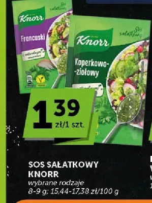 Sos sałatkowy Knorr Francuski promocja w Groszek