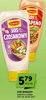 Sos Winiary czosnkowy promocja w Groszek