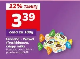 Cukierki - Wawel (frużemlekamot, crispy milk) promocja w Hitpol
