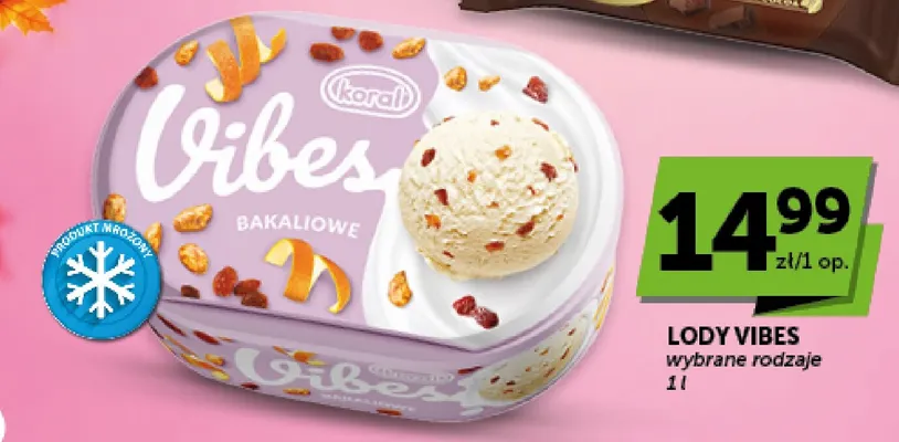 Lody Vibes Bakaliowe promocja w Groszek