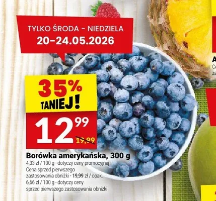 Borówka amerykańska promocja w Twój Market