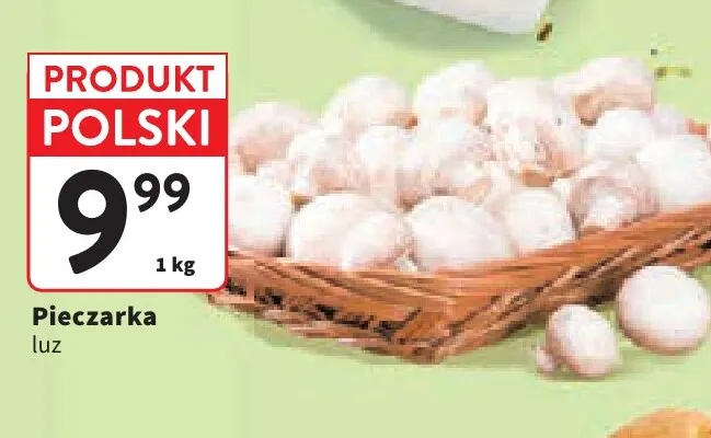 Pieczarki polskie promocja w Intermarche