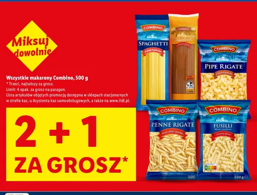 Makaron fusilli promocja w Lidl