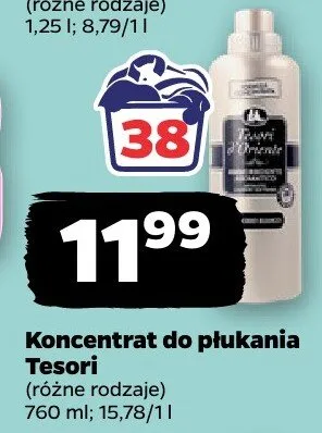 Koncentrat do płukania Tesori promocja w Netto
