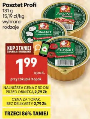 Pasztet Profi promocja w Delikatesy Centrum
