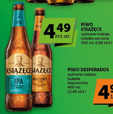 Piwo Książęce IPA promocja w Euro Sklep
