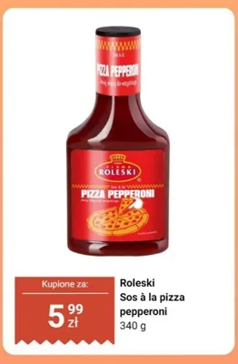 Sos à la pizza pepperoni Roleski promocja w Dino