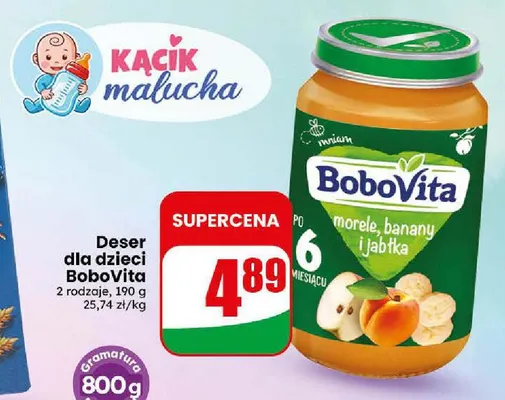 Deser dla dzieci BoboVita promocja w Dino