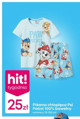Piżama chłopięca 100% bawełny promocja w Pepco
