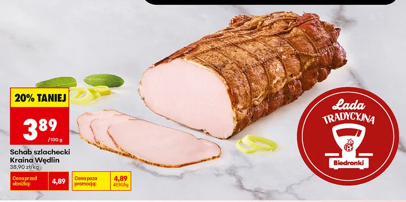 Schab szlachecki Kraina Wędlin promocja w Biedronka