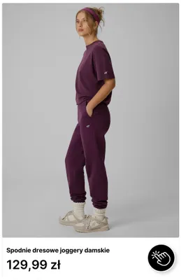 Spodnie dresowe joggery damskie 4F promocja w 4F