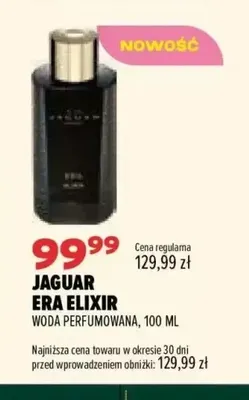 Woda perfumowana Jaguar Era Elixir promocja w Drogerie Natura