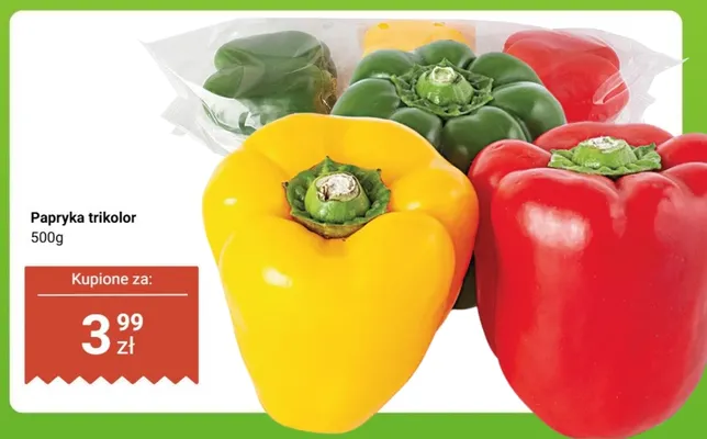 Papryka trikolor promocja w Dino