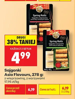 Sajgonki z warzywami Asia Flavours promocja w Biedronka