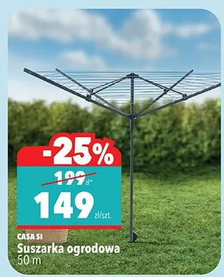 Suszarka ogrodowa 50 m promocja w Biedronka