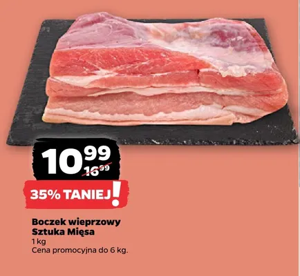 Boczek wieprzowy Sztuka Mięsa promocja w Netto