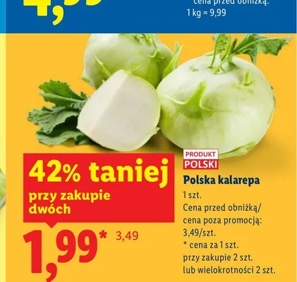 Kalarepa polska promocja w Lidl