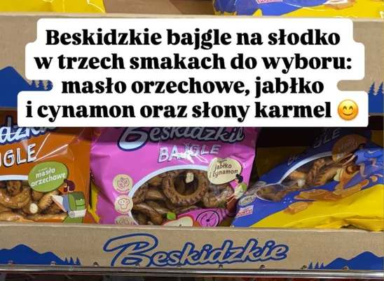 Bajgle masło orzechowe promocja w Aldi