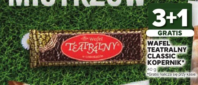 Wafel Teatralny Classic Kopernik promocja w Stokrotka