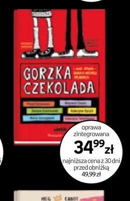 Książka Gorzka Czekolada oprawa zintegrowana promocja w Empik