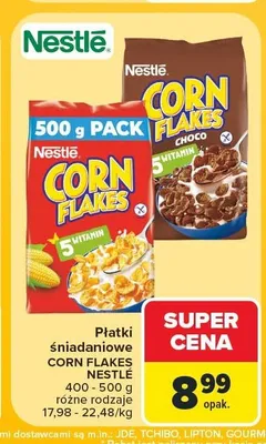 Płatki śniadaniowe Nestlé Corn Flakes promocja w Carrefour