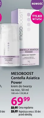 Krem do twarzy na noc Centella Asiatica Power promocja w Hebe