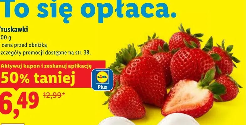 Truskawki promocja w Lidl