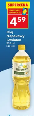Olej rzepakowy promocja w LEWIATAN
