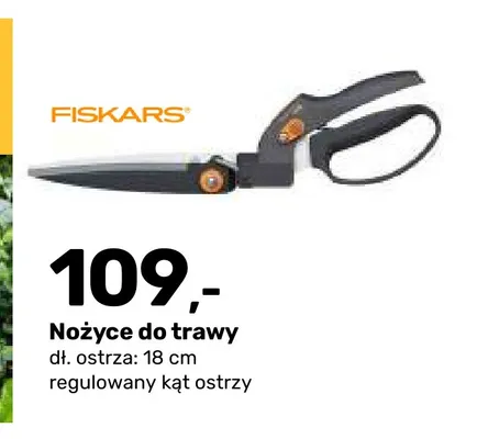 Nożyce do trawy Fiskars promocja w Bricomarche