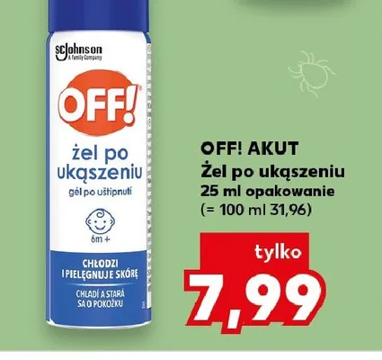 Żel po ukąszeniu OFF! Akut promocja w Kaufland