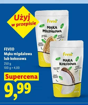 Mąka migdałowa Fivio promocja w Lidl
