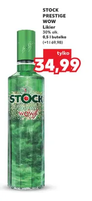 Likier Stock Prestige WOW promocja w Kaufland