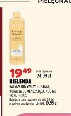 Balsam odżywczy do ciała Bielenda Kuracja Odmładzająca promocja w Drogerie Natura