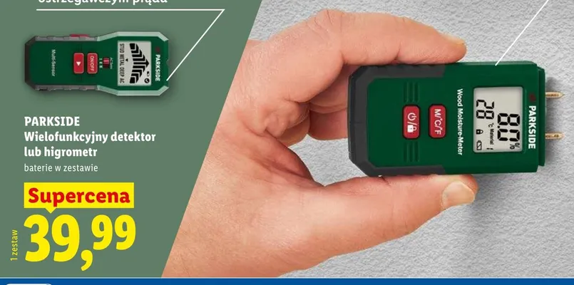 Higrometr Parkside promocja w Lidl