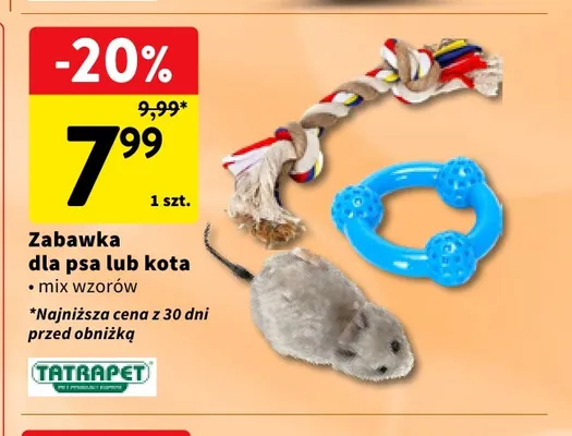 Zabawka dla kota Tatrapet promocja w Intermarche