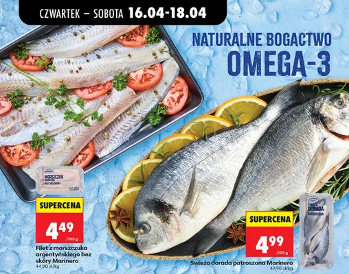 Filet z morszczuka argentyńskiego bez skóry promocja w Biedronka