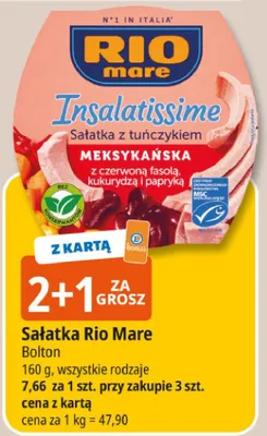 Sałatka meksykańska z czerwoną fasolą, kukurydzą i papryką promocja w Leclerc