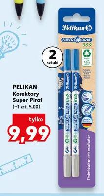 Korektory Super Pirat Pelikan 2-pak promocja w BACK TO SCHOOL