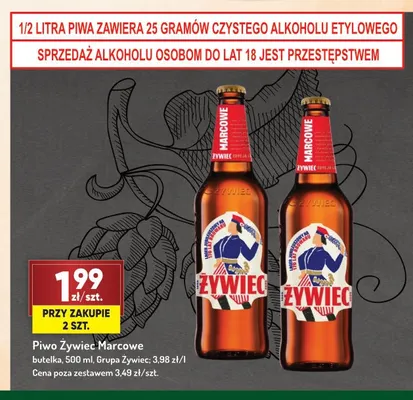 Piwo Żywiec Marcowe promocja w Avita