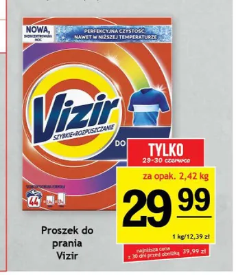 Proszek do prania Vizir promocja w Gram Market