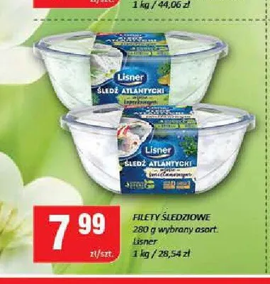 Filety śledziowe Lisner promocja w Chorten